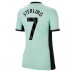 Tanie Strój piłkarski Chelsea Raheem Sterling #7 Koszulka Trzeciej dla damskie 2023-24 Krótkie Rękawy